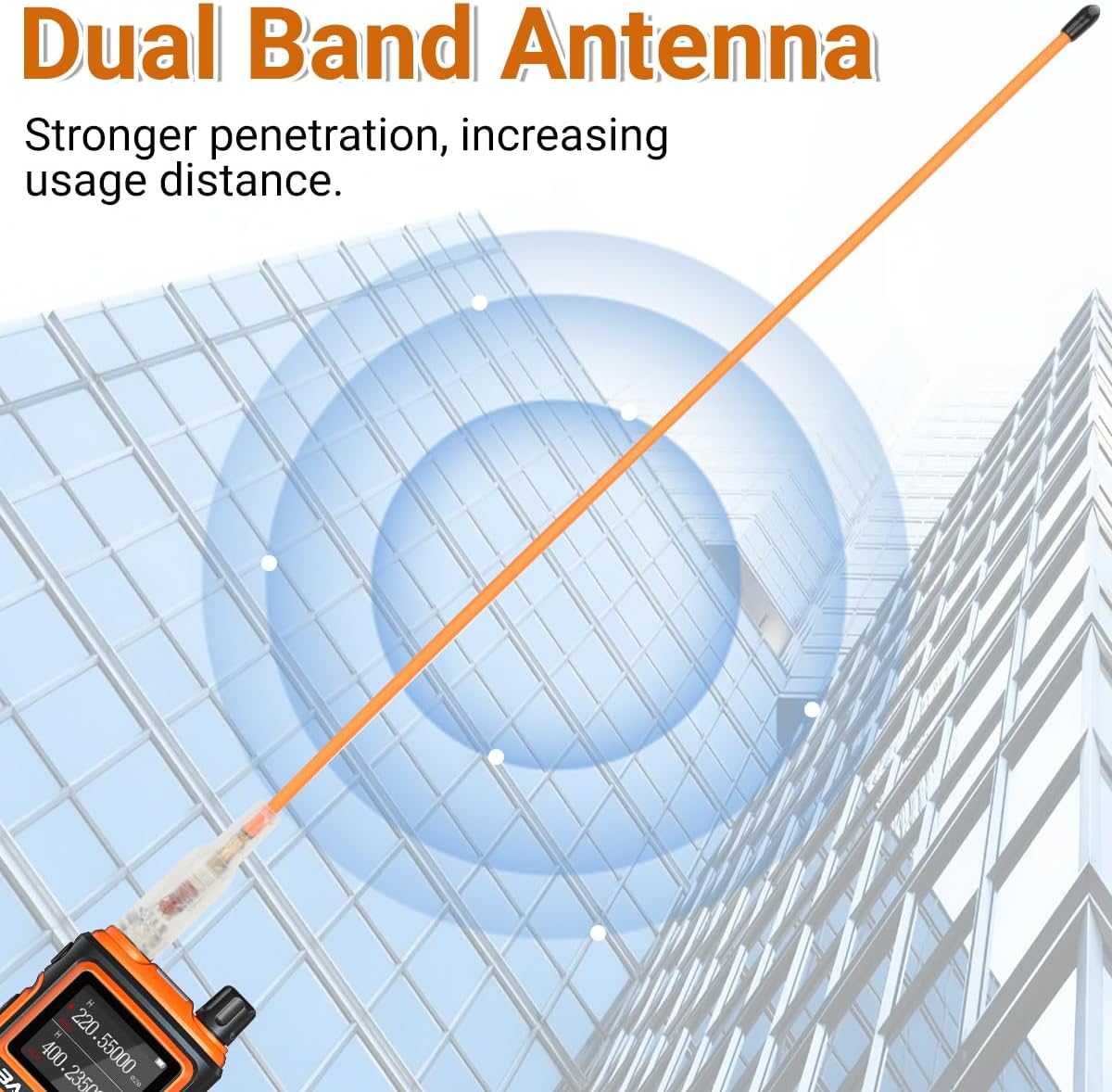 BAOFENG VHF/UHF(144/430Mhz) UV-5R BF-F8HP 5RM K5PLUS UV-32 DM-32 UV-21R Walkie Talkie Antenna Dual Band Ham Radio