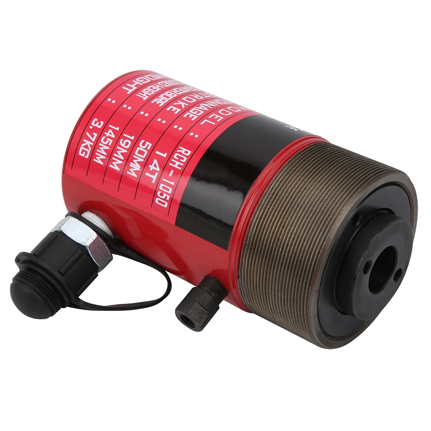 RASTKY Industrial Grade Hydraulic Cylinder 14T with Separate Hollow Hole Plunger for Small Spaces - -1050