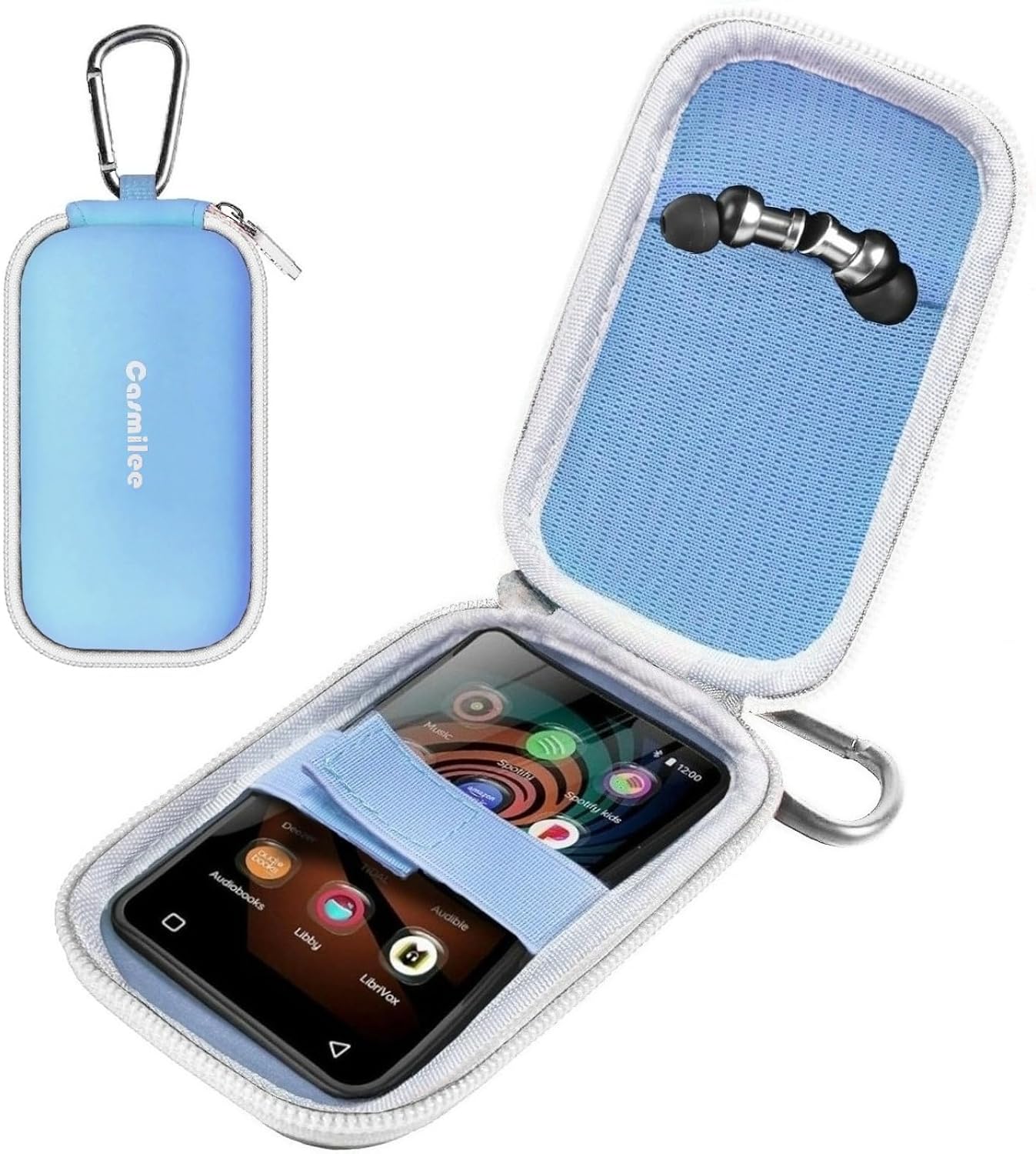 casmilee MP3 MP4 MP3 4-inch Player Case for Innioasis/for AGPTEK/for Sony Walkman - Player Case with Clip, Bluetooth No