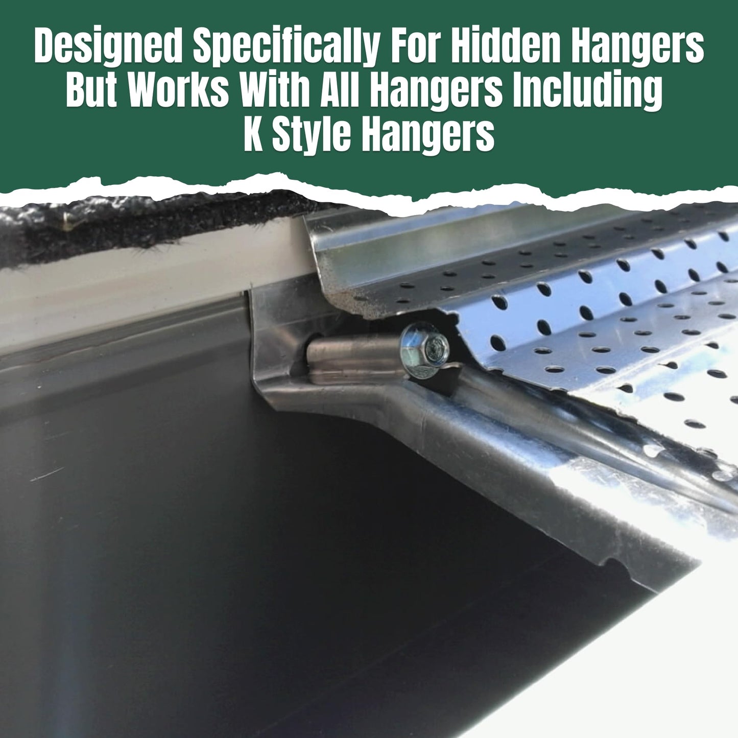 A-M Gutter Guard – Premium Heavy-Duty Lifetime Quality Aluminum - Leaf & Debris Protection, (5 Inch - 50 Feet, Mill Finish) - DIY Easy - Made in The USA