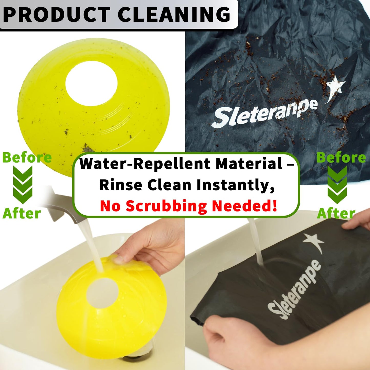 Sleteranpe Pro Disc Cones (Set of 50) – Soccer Cones for Training with Drawstring Bag & Strap – Agility Cones for Basketball, Football, and Sports Drills