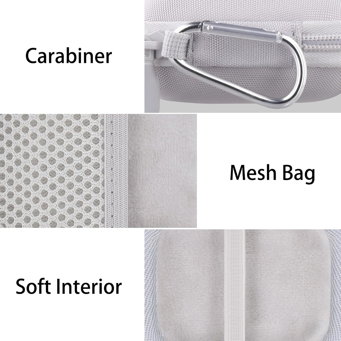 Baval for Anker Soundcore Work Portable AI Voice Recorder Hard Travel Case(White Case)