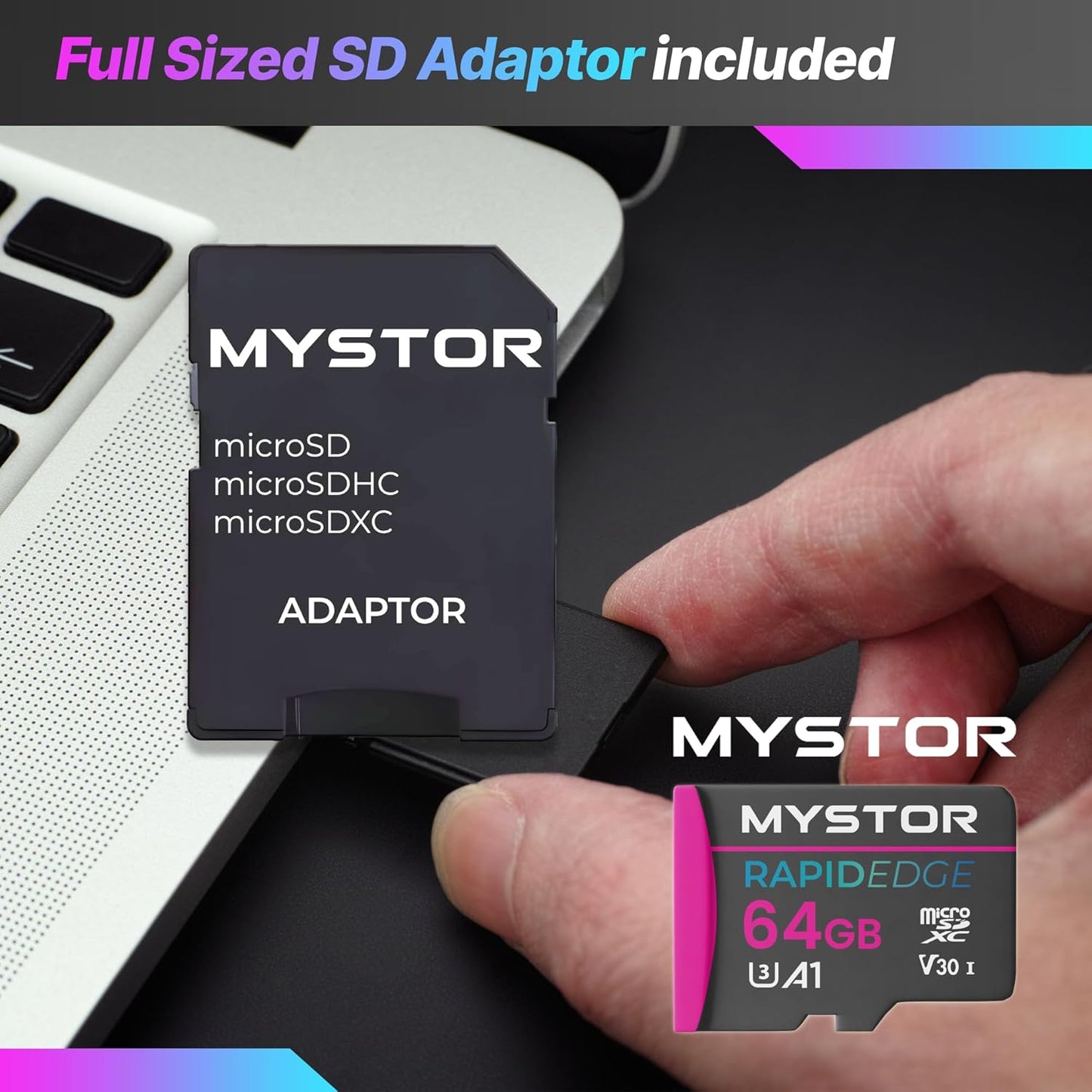 Mystor 8, 10, 7, 11 10 A1 (64GB Micro SD Card Amazon Fire Tablet Memory Card for Amazon Fire Kids Tablet HD Max Micro