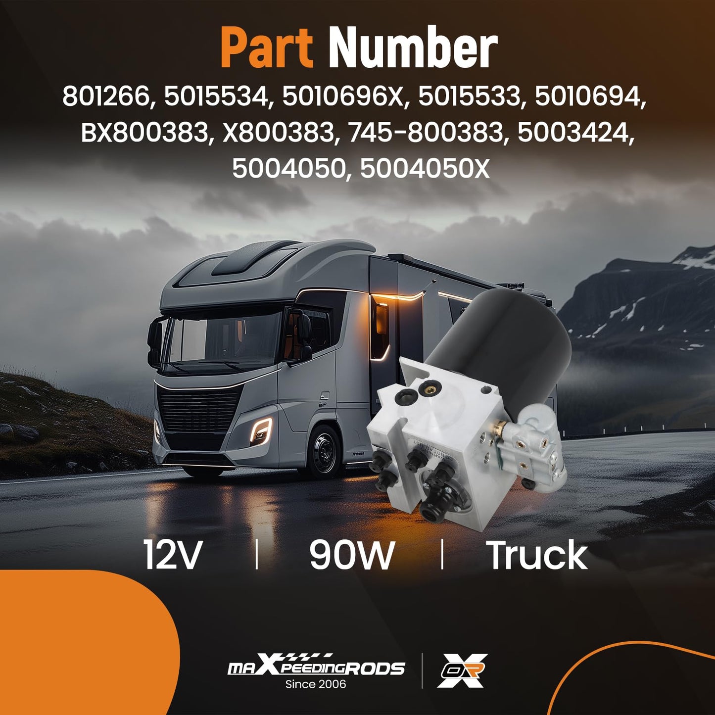 maXpeedingrods Air Dryer 801266 for Volvo Freightliner Kenworth Peterbilt Columbia International Western Star Trucks Bus RV Tractors 5015534 5010696X