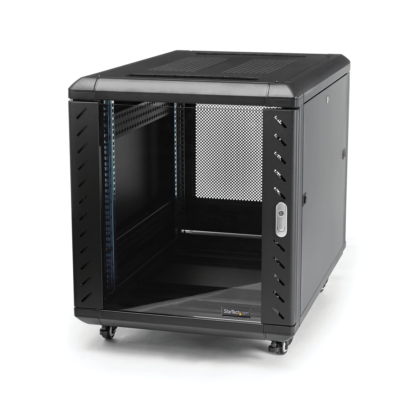 12U 29in Knock-Down Server Rack Cabinet with Casters