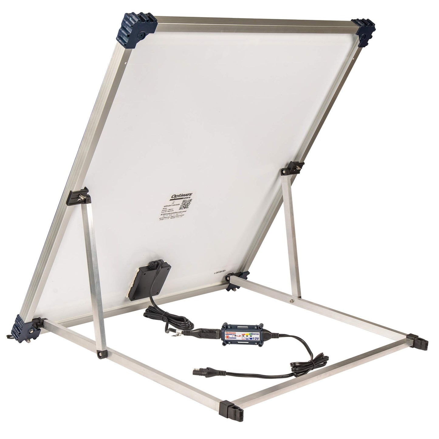 Optimate Solar 80W Travel kit, TM523-8TK, 6-Step 12V 6.7A Weatherproof Solar Battery Saving Charger & maintainer
