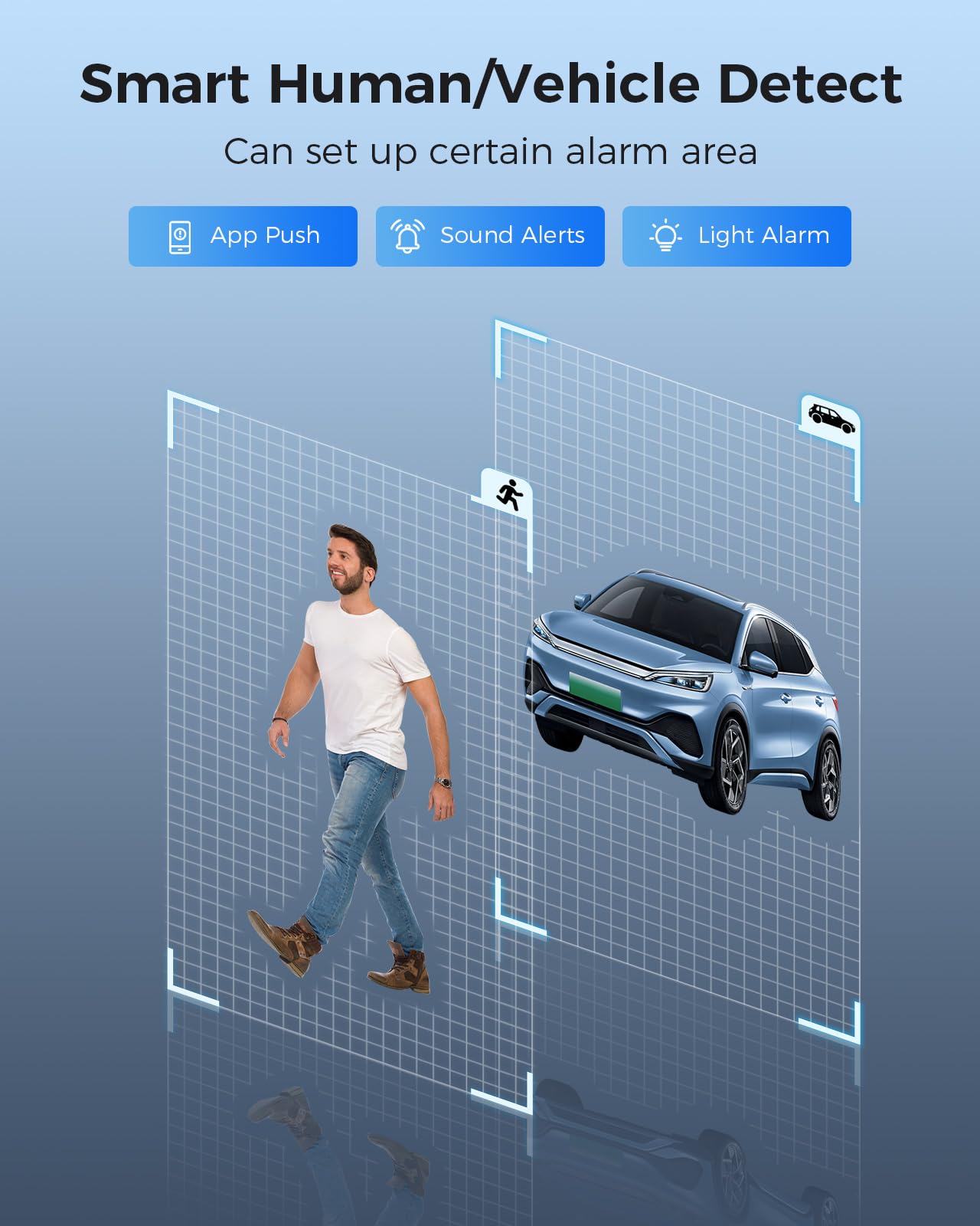 【121°Wide View+4K HD】 Hiseeu 4K Security Camera System, 8 Pcs 8MP PoE Security Camera Outdoor&Indoor, No Monthly Fee, Human Vehicle Detect, Smart Playback, 2TB Hard Drive for Surveillance 7/24 Record