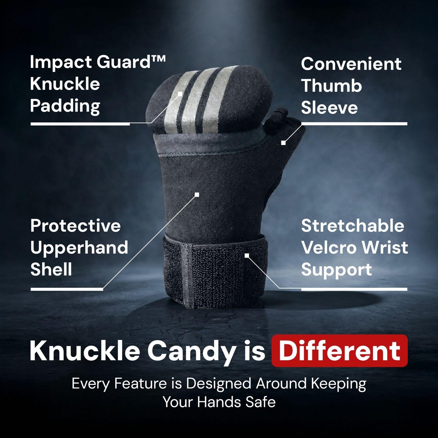 Protective Boxing Hand Wraps for Men & Women, Knuckle Guard Padding, Wrist Stabilizer, Upper Hand Shell & Thumb Shield - Proprietary Safety Technology Designed for Boxing, Muay Thai, MMA, Sparring L