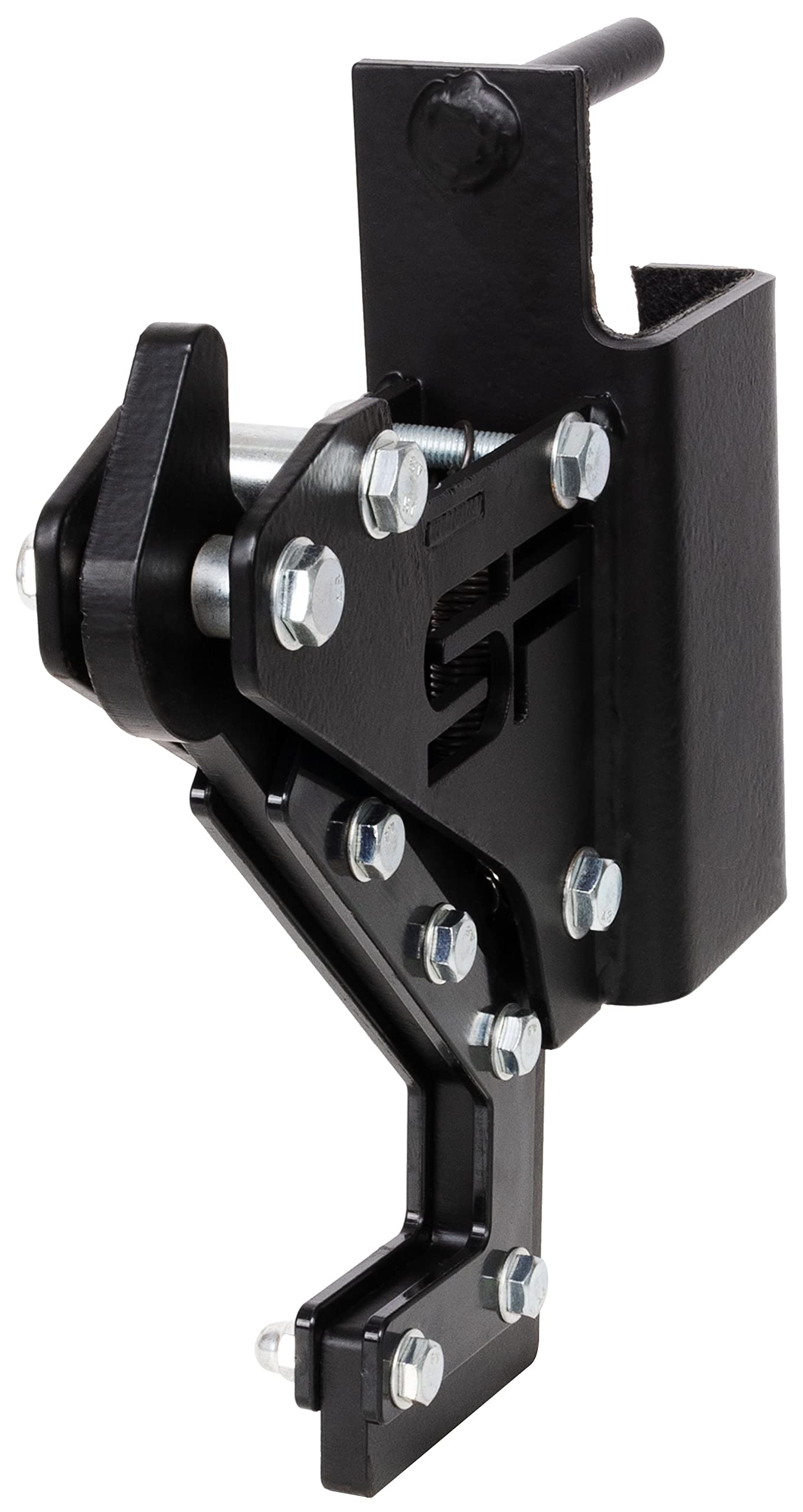 Signature Fitness Fitvids SF-3 1 – 500 Pound Capacity 3” x 3” Power Cage Squat Rack – Monolift Attachments – Black
