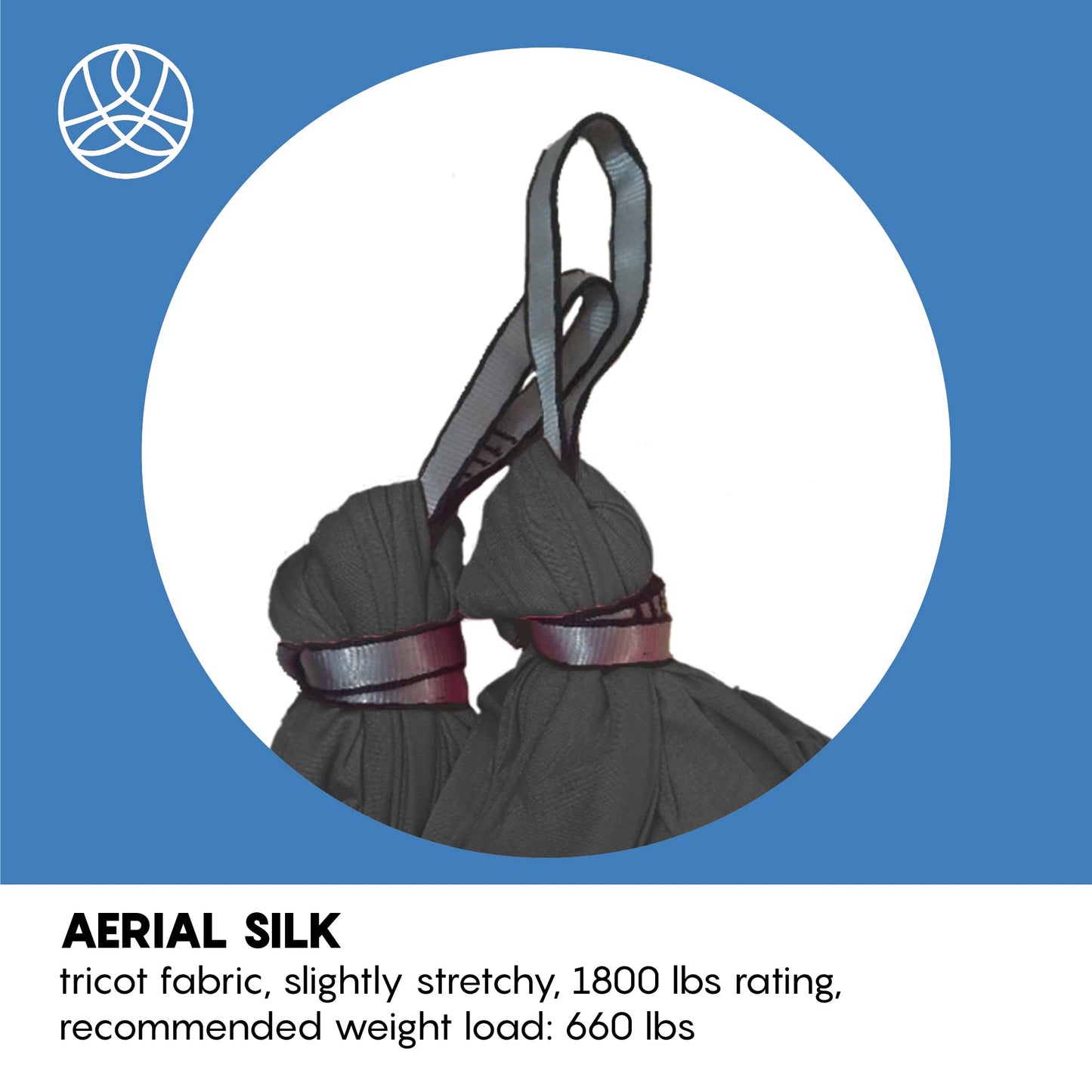 Aerial Silk Yoga Hammock & Swing for Home, Inversion Exercises, Starter Kit for All Levels - Durable with Extension Straps, Carabiners, and Pose Guide