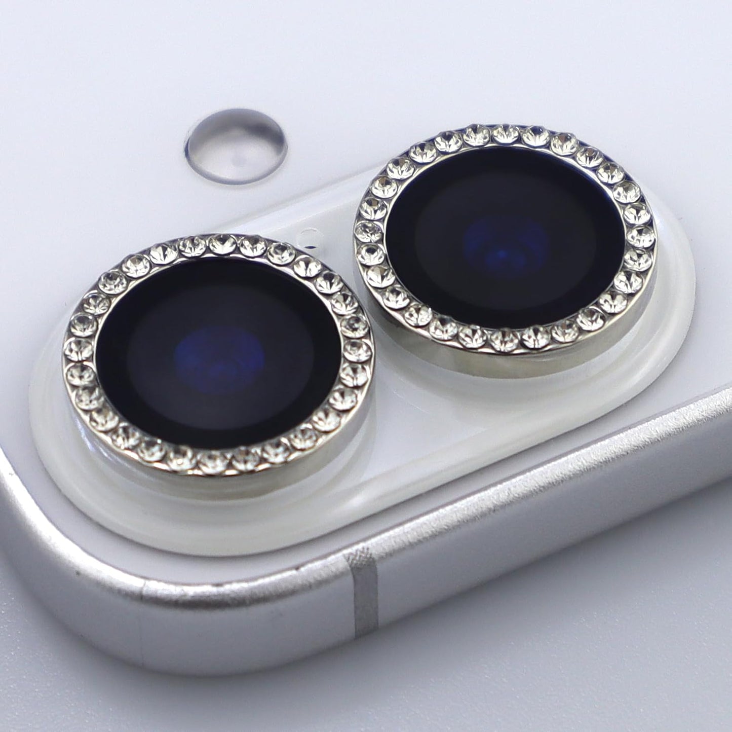 BONVAN 17 for iPhone Camera Lens Protector Bling Glitter Diamond Metal Crystal Tempered Glass Screen Accessories