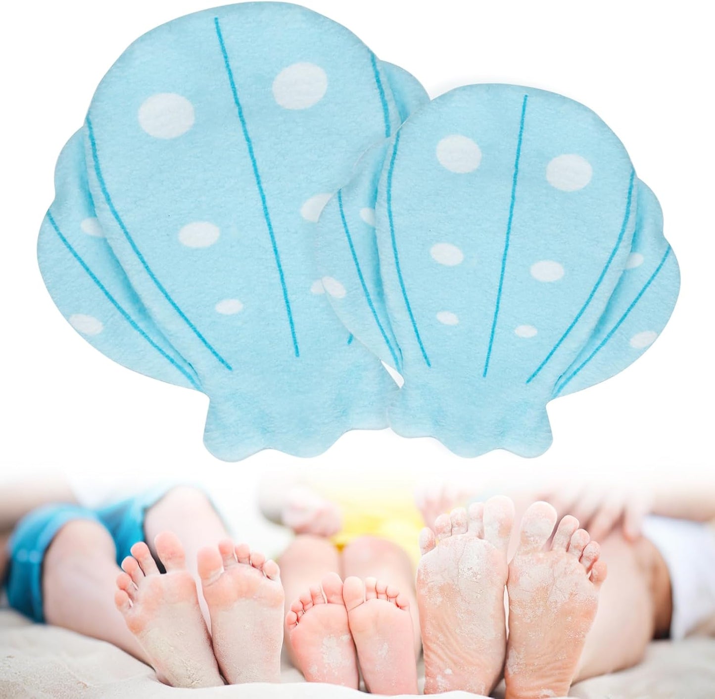 2Pcs Sand Remover for Beach Kids and Adults, Baby Powder Sand Removal Bag, Baby Beach Essentials