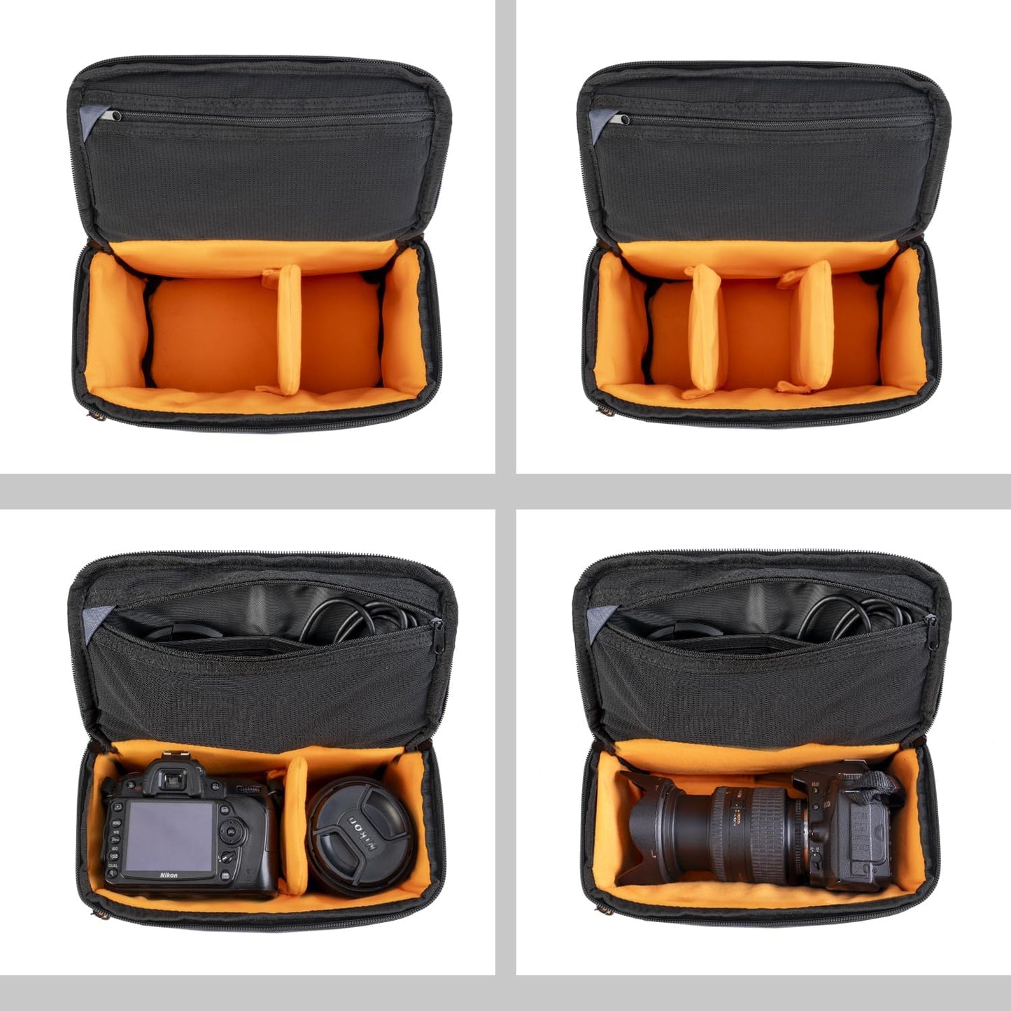 Vogano Camera Bag, Protective Covers Photography Shoulder Bag Compatible for Nikon, Canon, Sony DSL/SLR/Mirrorless