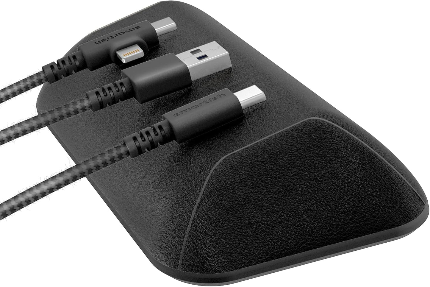 Smartish 6+ Magnetic Cord Holder - Bigger Cable Wrangler Organizer with Magnet Clips for Charger Management on Desktop
