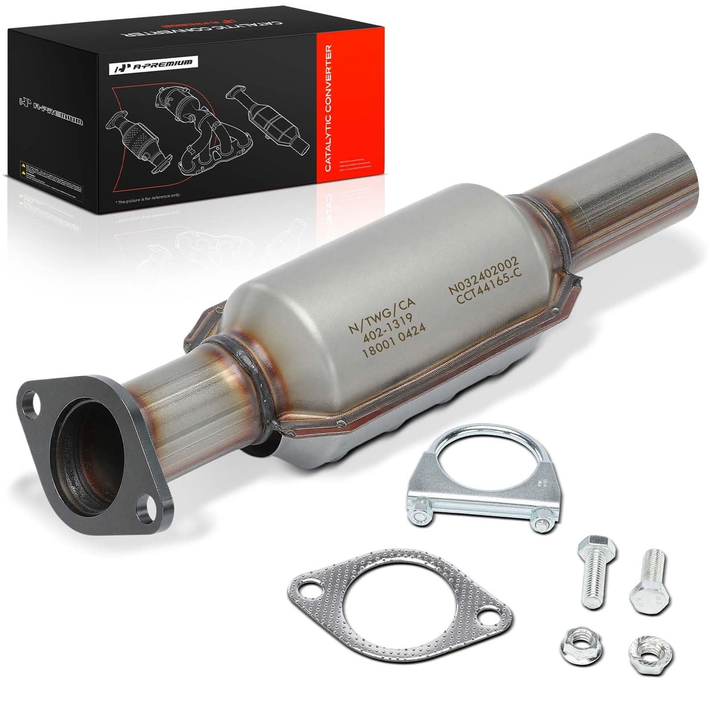 A-Premium Catalytic Converter with Gasket Kit Direct-Fit Compatible with Kia Sorento 2014-2020 2.4L & Hyundai Santa Fe Sport 2013-2018 2.4L, E.P.A. Compliant, Replace# EC41286