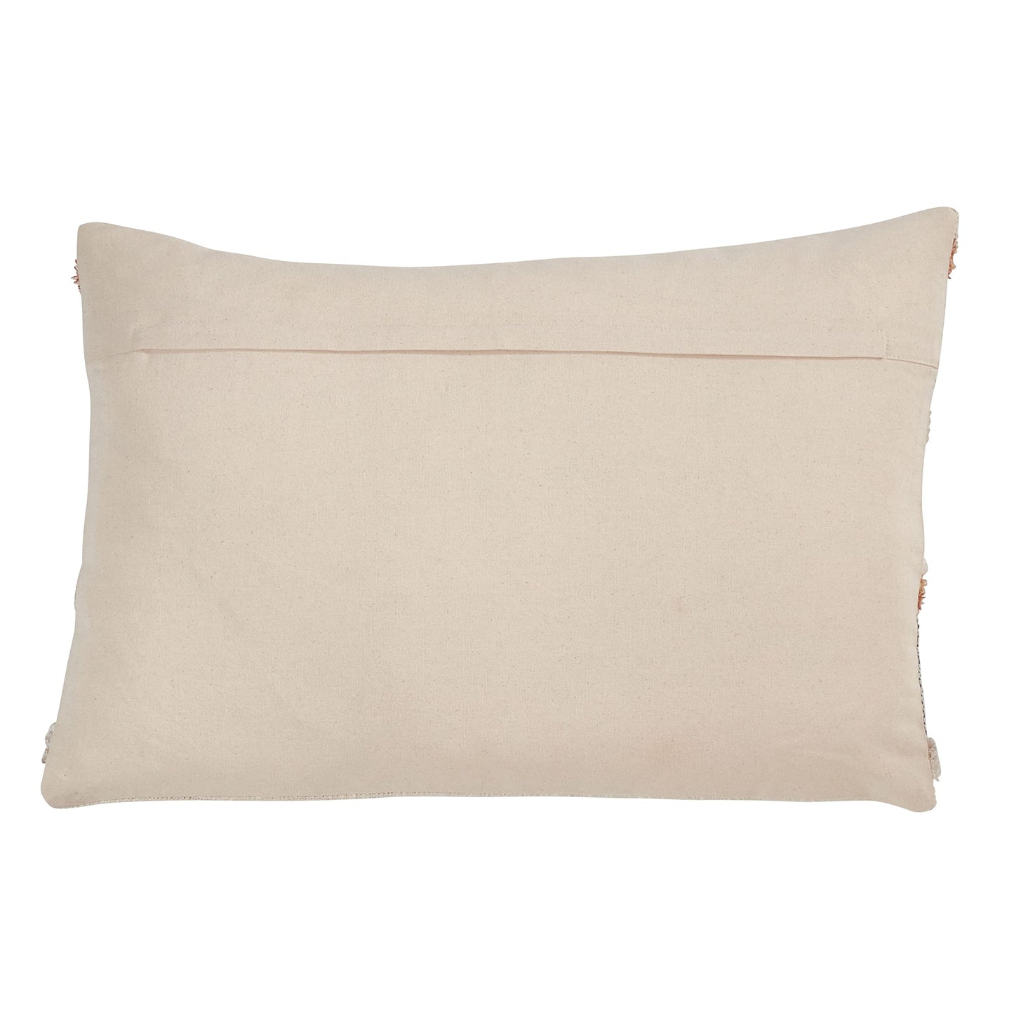SARO LIFESTYLE Gerard Collection Horizontal Striped Design Pillow Cover, 16"x24", Multi