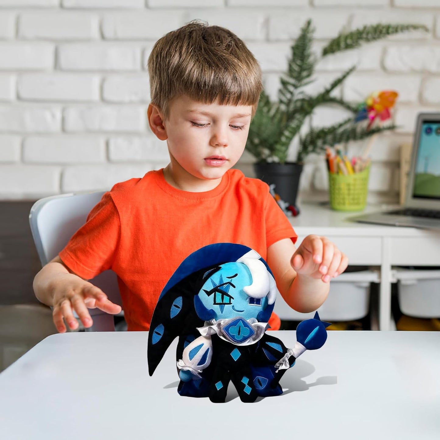 Soft Shadow | Milk Cookie Plush Toy - 9.5 Inch Cute Stuffed Doll for Kids & Adults, Huggable Collectible