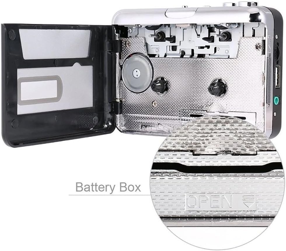 Y&H Cassette MP3 Cassette Tape Player Record Tape to Digital Converter,USB Capture,Save to USB Flash Drive Directly,No