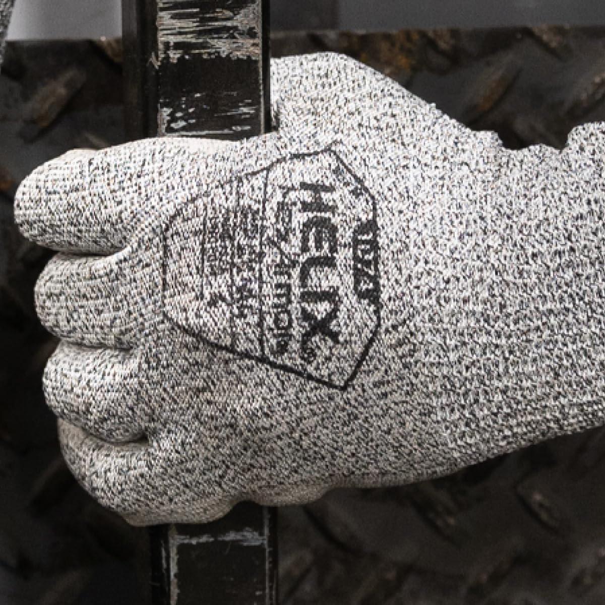 HexArmor General Purpose Safety Gloves | Polyurethane Palm Coating | A4 Level Cut-Resistance | High Abrasion-Resistance | 13-Gauge Seamless Knit | Helix 1074 | 72 Pair | X-Small