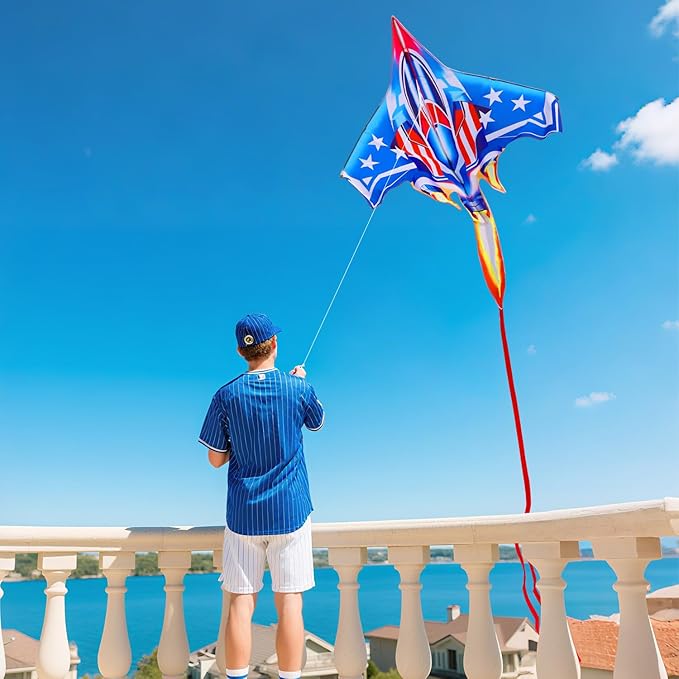 for Kids & Adults Easy to Fly, Large Kites for Adults,Beginner Kite for Kids Ages 4-8, 8-12, Perfect for Beach Trip and Family Activities