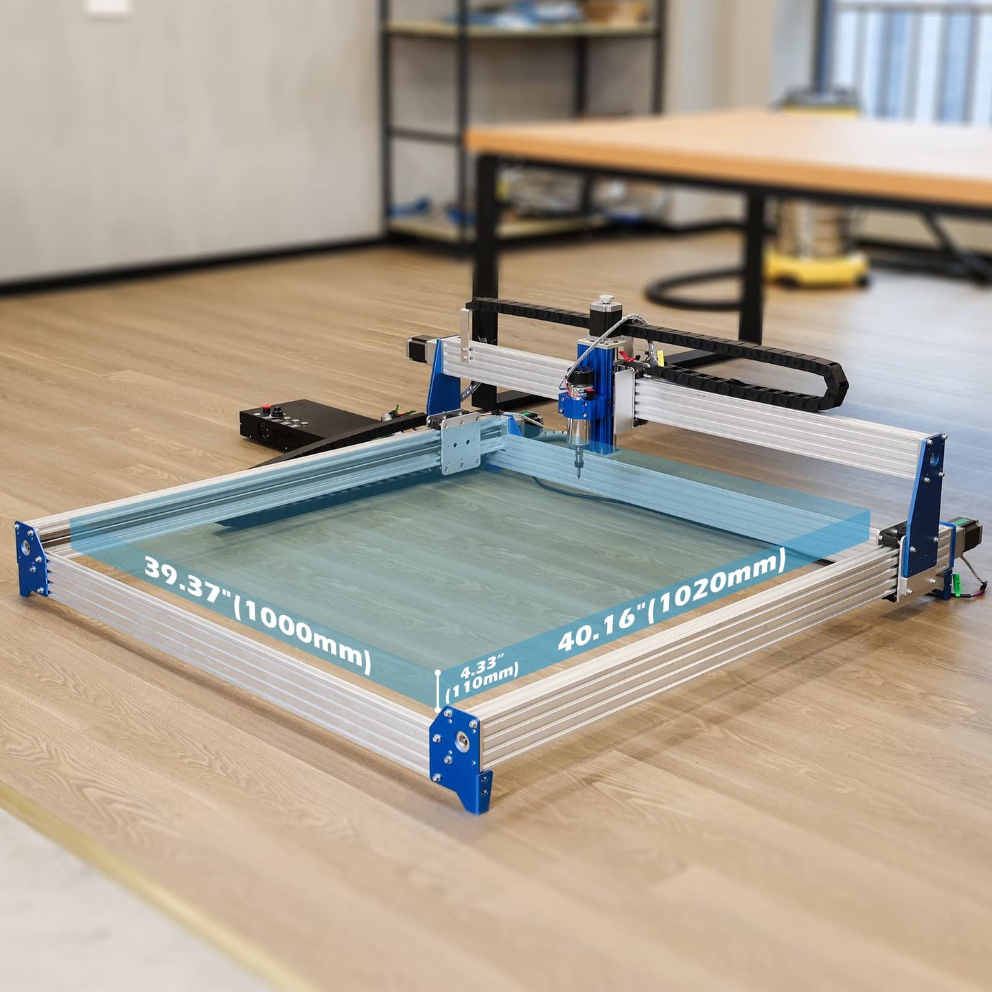Genmitsu PROVerXL 4030S CNC Router Machine + 39” x 40” (1000 x 1020mm) XY-Axis Extension Upgraded Accessories Kit