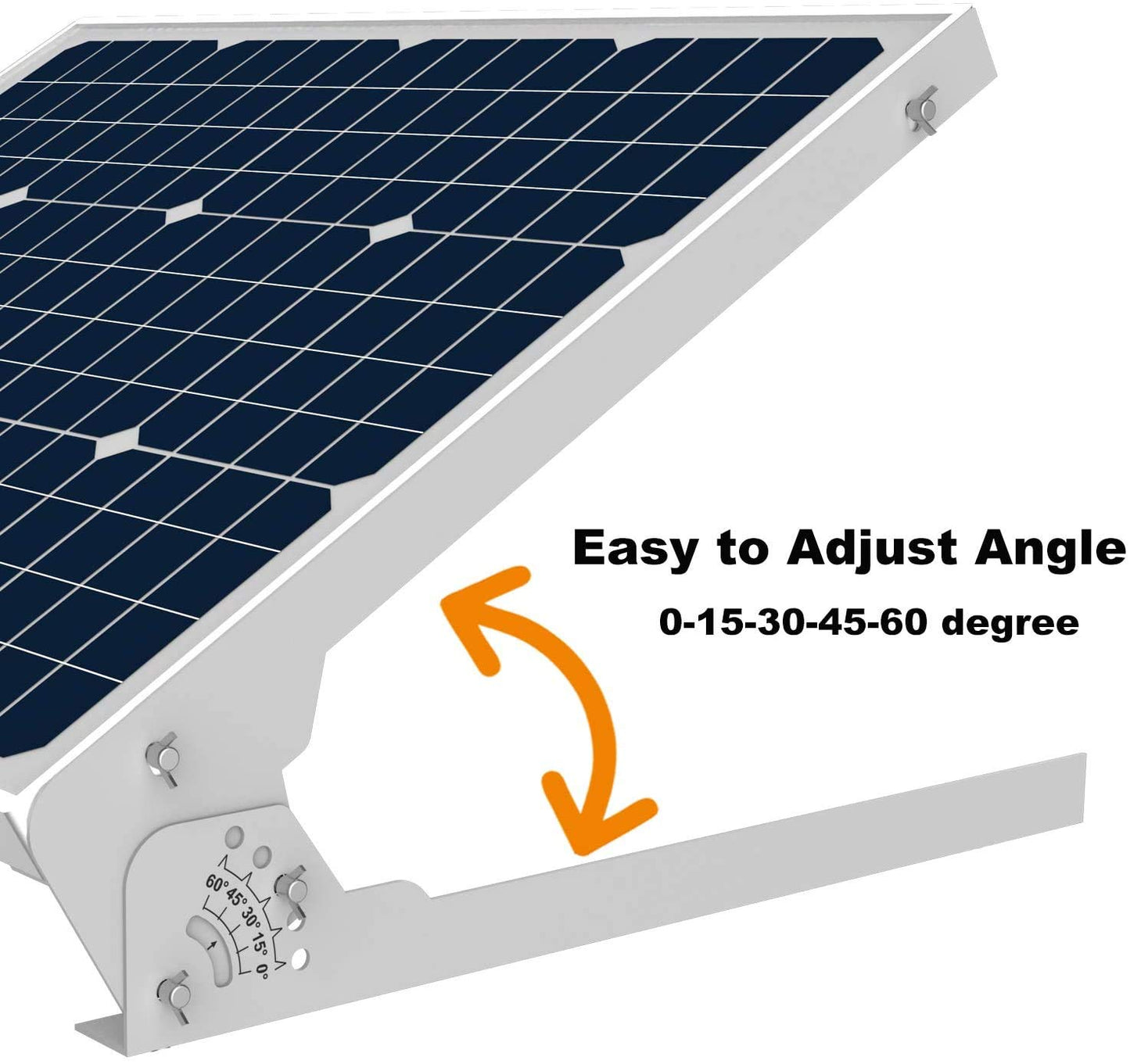 SUNER POWER 12V 50W Solar Battery Charger Maintainer, Built-in UltraSmart MPPT Controller, Adjustable Mount Bracket, Waterproof 50 Watt Solar Panel Kit for 12 Volt SLA Deey Cycle AGM Lifepo4 Battery
