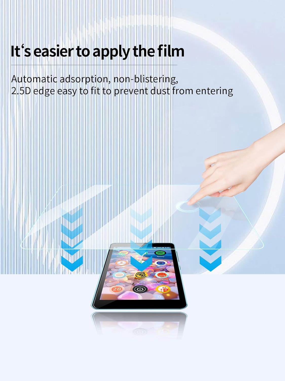 UYRUREL M4S MP3 4.0 MP3 3 Pack. Screen Protector for Luoran Kids Player Music Player, High-definition Scratch Resistant