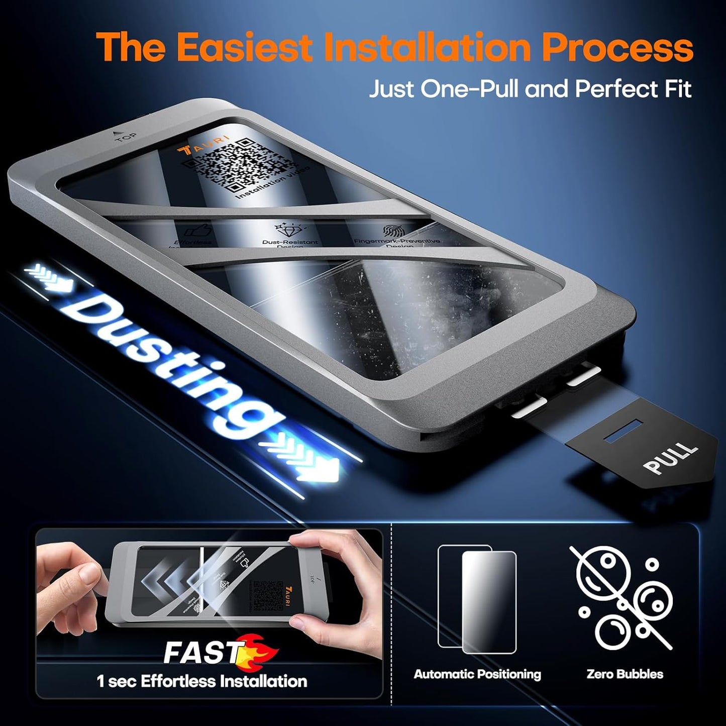 4 1 15 3 Pack 1 9H 15 TAURI in for iPhone Pro Max Screen Protector, Tempered Glass Film + Dust Free Easy Installation
