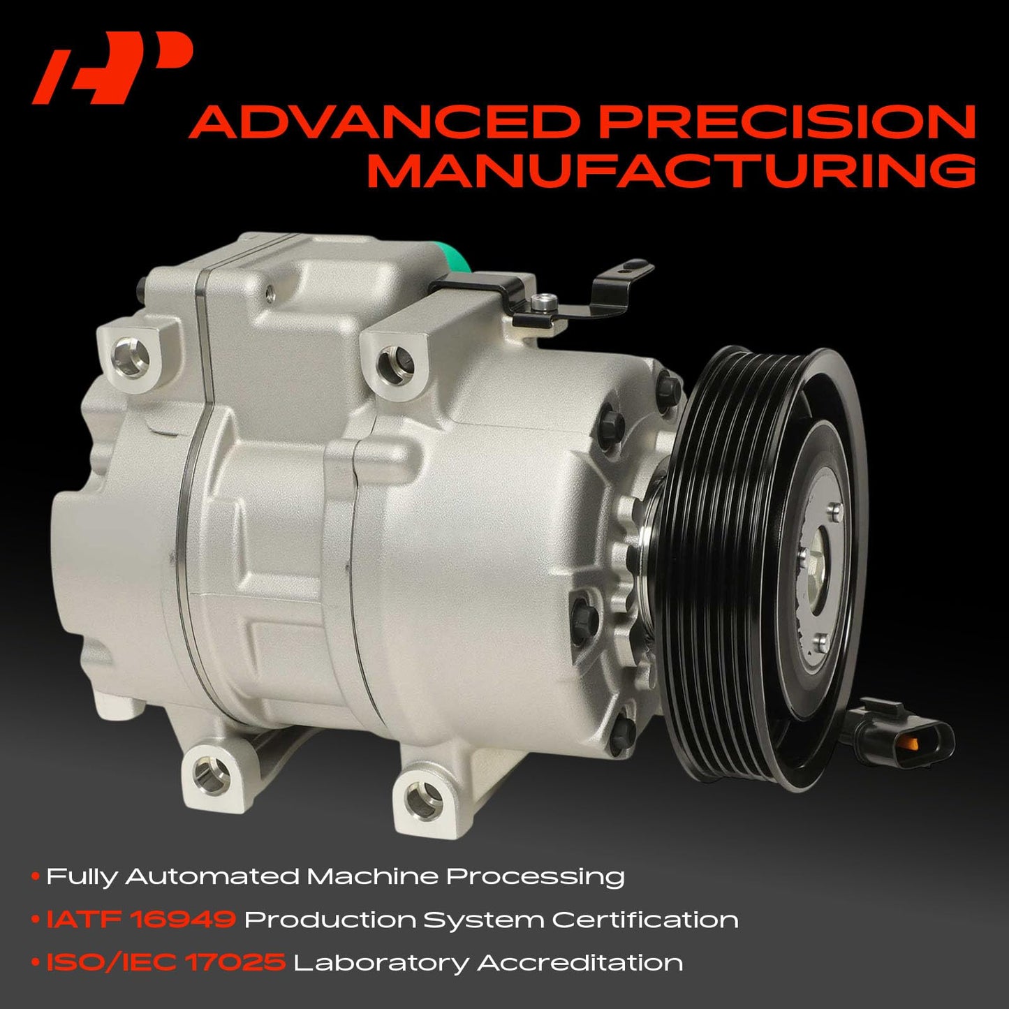 A-Premium Air Conditioner AC Compressor with Clutch Compatible with Kia Sorento 2014-2015 2.4L