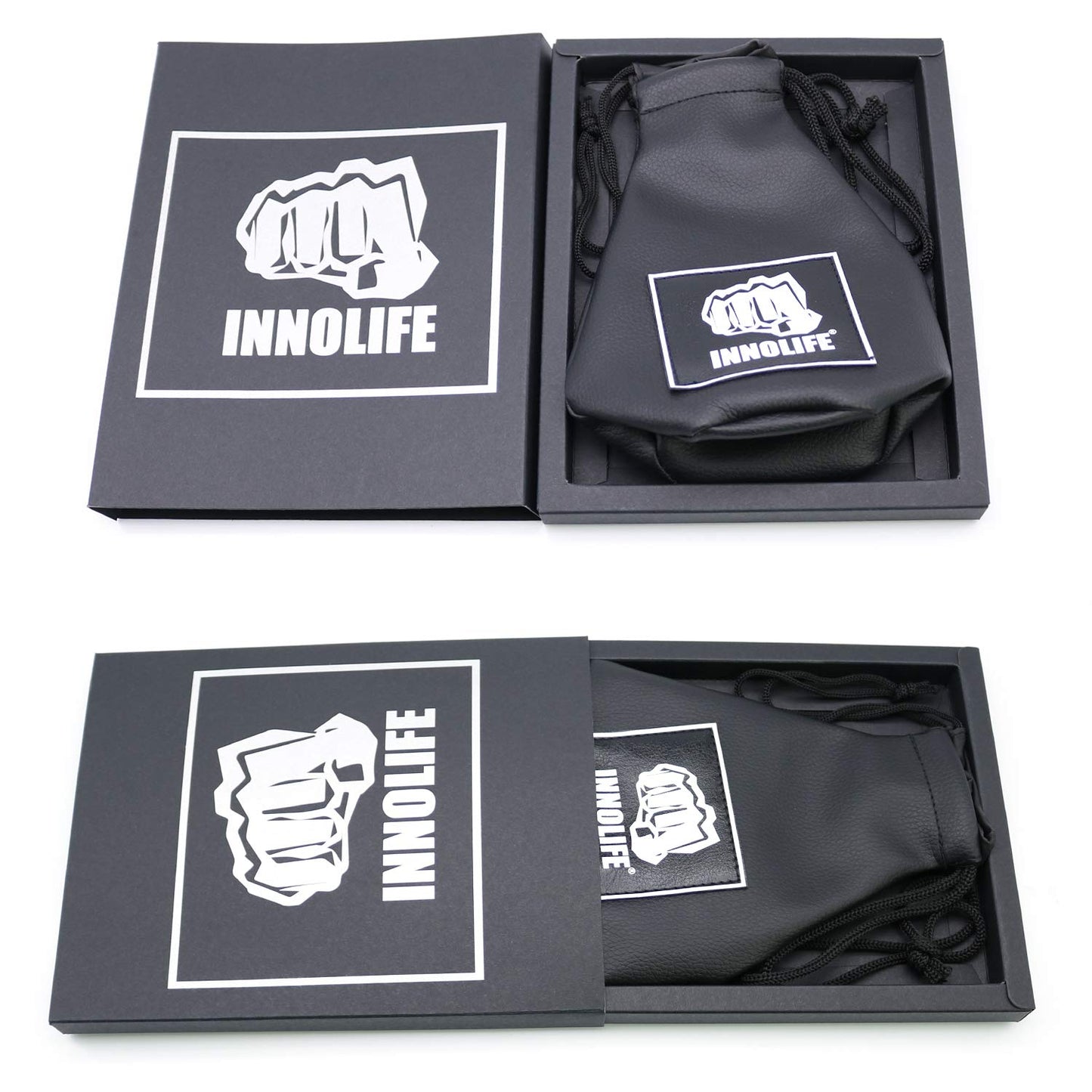 INNOLIFE Boxing Slip Bag, Boxing Dodge Hide Speed Bag Maize Ball Leather Ball for Reflex Training, Kickboxing, MMA Pendulum Training (Filler Already Included)