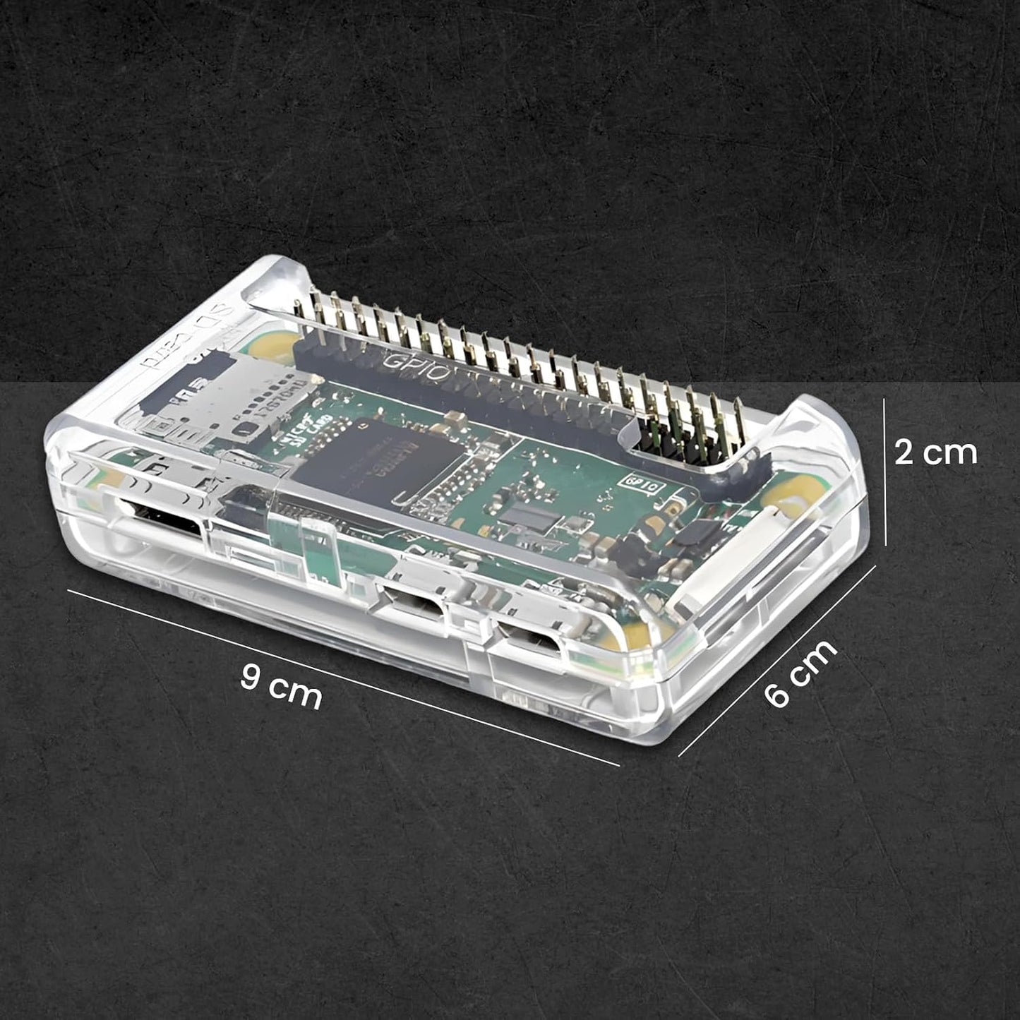 sb components 2 1 SB Premium Clear Case for Raspberry Pi Zero and Raspberry Pi Zero W Open Closed in Access to All