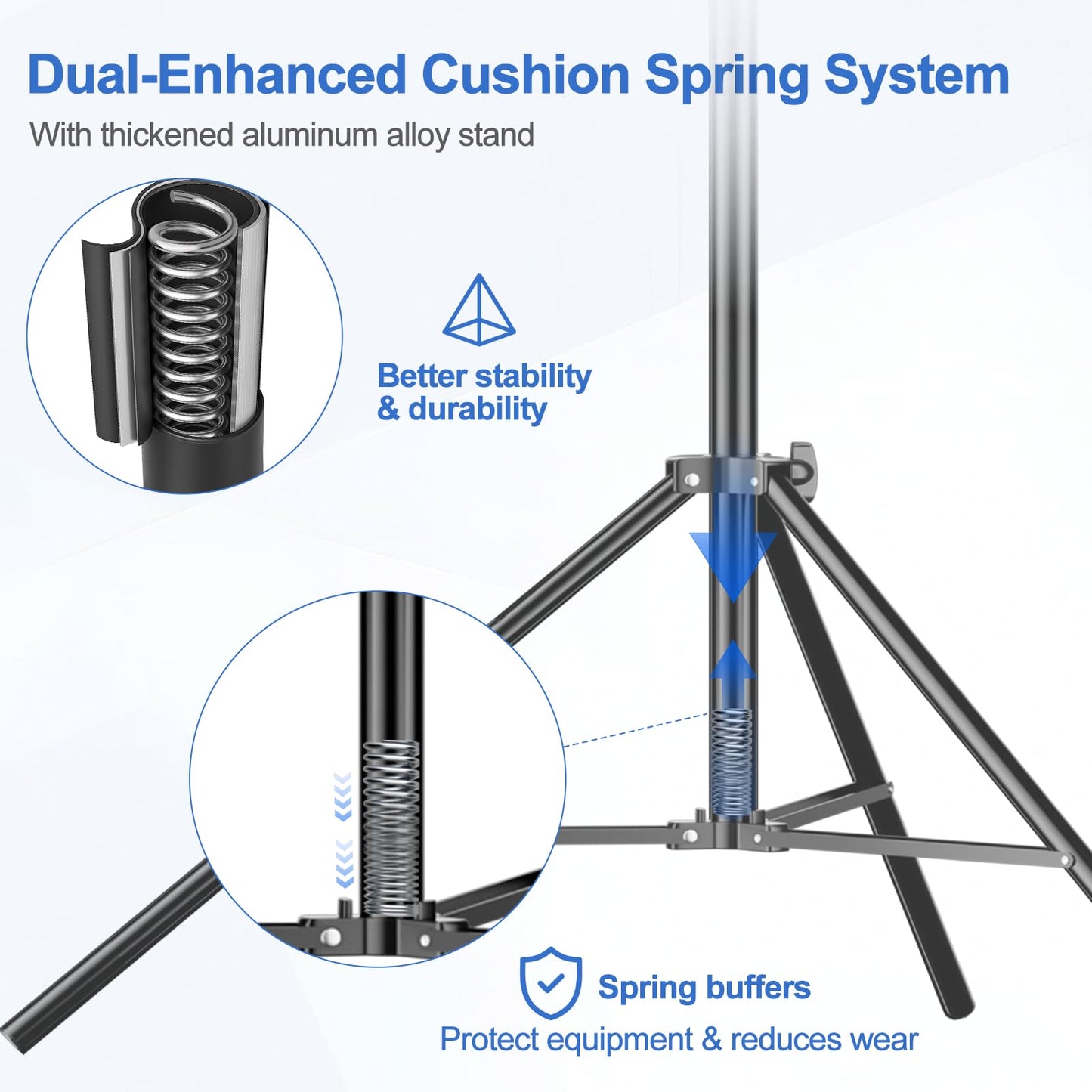 EMART 12x10ft(WXH) Backdrop Stand Heavy Duty, Adjustable Backdrop Banner Holder Back Drop Stand for Party, Photography Background Support Equipment Kit for Photo Studio, Wedding, Birthday, Exhibitions