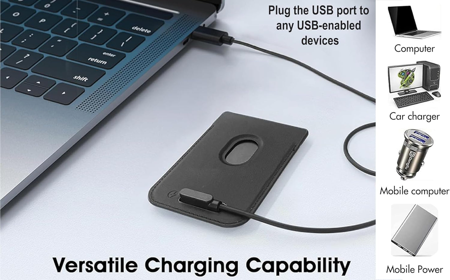 2xPack 4 USB C Magnetic Charger Cables for PLAUD Note AI Voice Recorder Pin Replacement Magnetic Charging Cable Cord