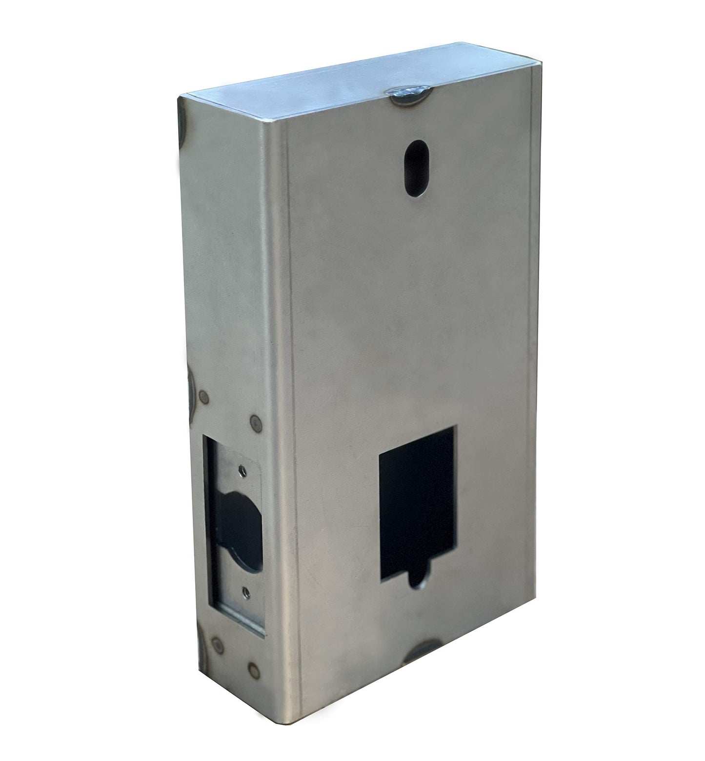 JOUNJIP GB2020 Gate Lock Box Steel Gate Box (1 3/4" Thickness) - for All JOUNJIP Mechanical Combination Locks - for Metal Gates and Fence (NOT for Aluminum GATE) - 2 3/8" Inch 60mm Backset