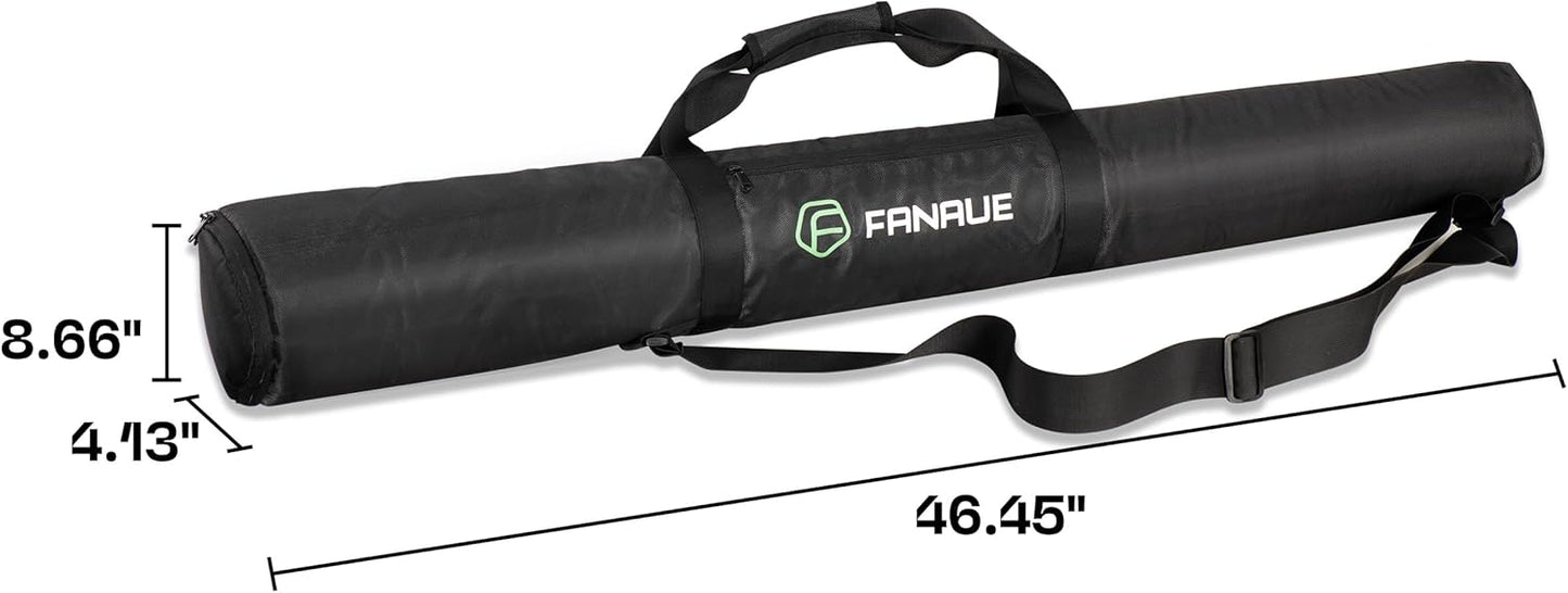 Compartments,39.4x9.8x9.8in Fanaue Tripod Case with Heavy Duty Tripod Bag with Shoulder Straps,All Padded Carrying Case