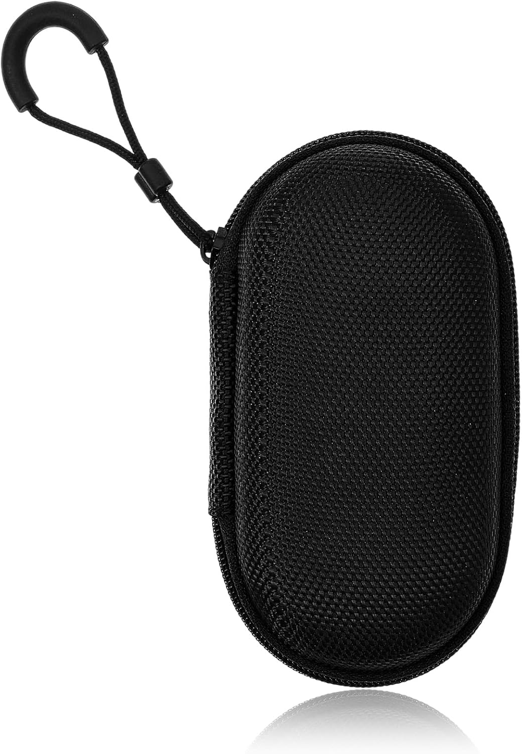 Matwsec MP3 Mini-Portable Case for Earphone Protective Hard Shell Travel Carrying Case Bag with Dual Zipper and Hook