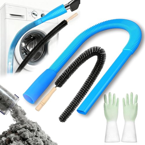 2026 Upgraded Dryer Lint Vac Attachment - Universal Vacuum Cleaner Kit for Deep Cleaning Ducts & Lint Removal