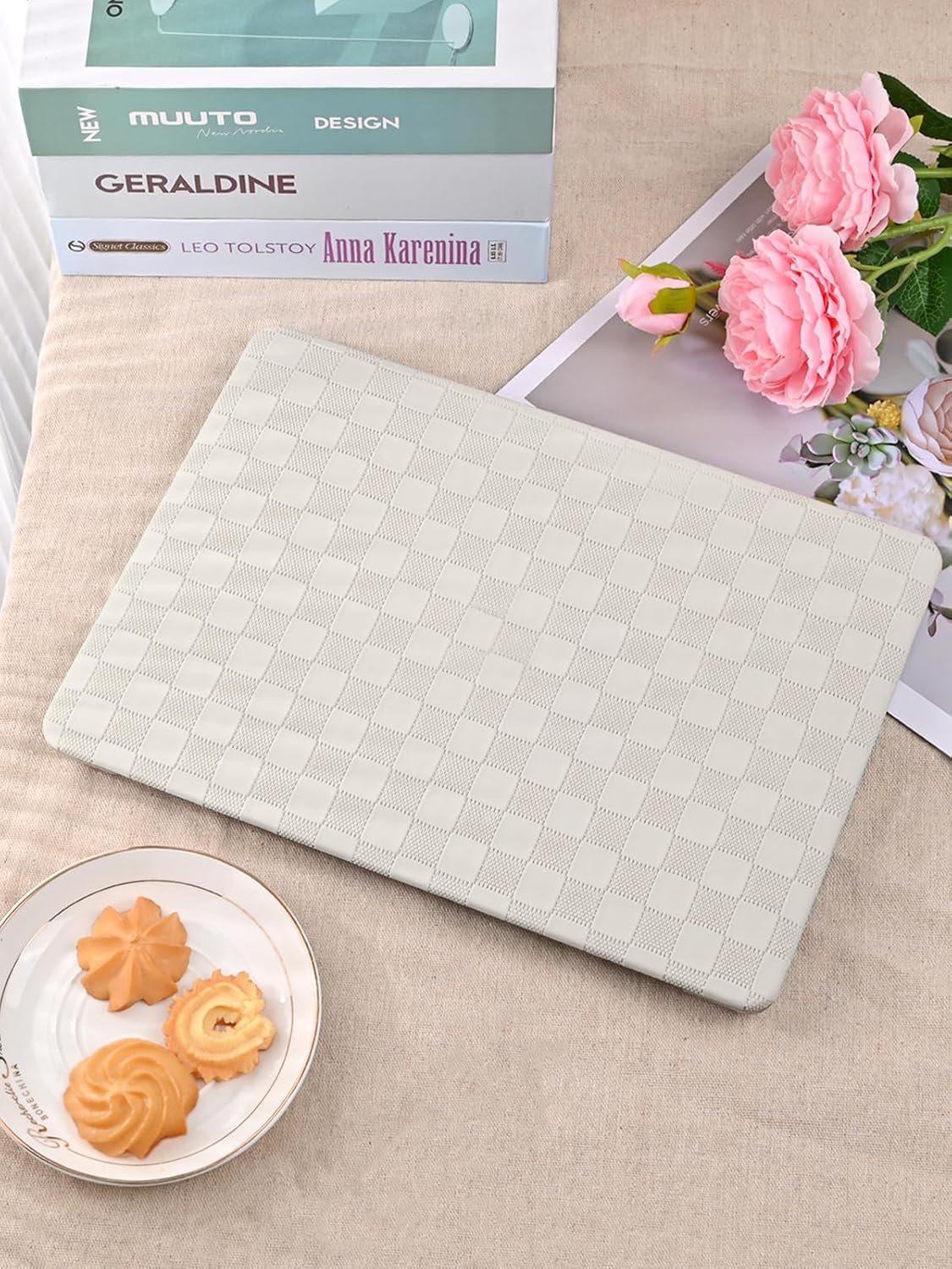 Seorsok 13.6 inch M4 M3 M2 2025 2024-2022 A3240 A2681 A3113 Compatible with MacBook Air Case Release Touch ID,Elegant