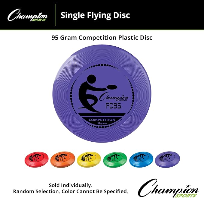 Champion Sports Competition Plastic Discs, Assorted Color