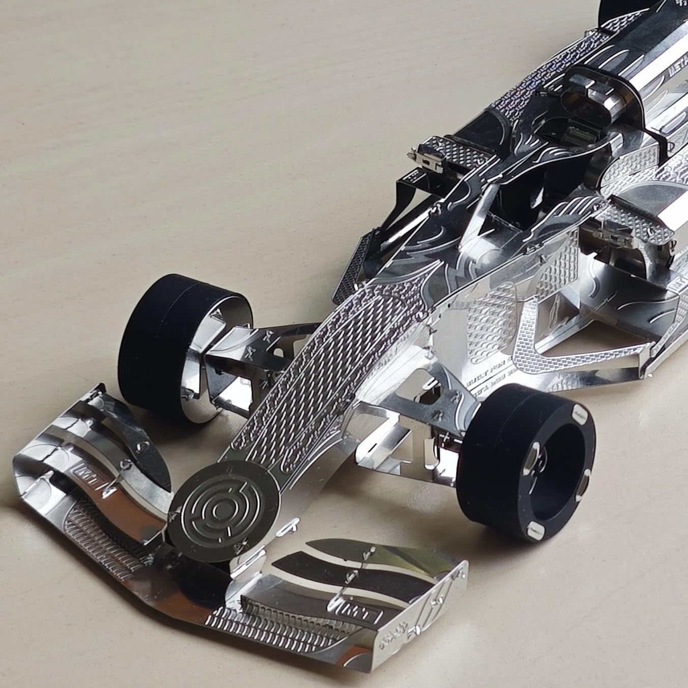 Race Car Mechanical Model, F1 car Metal Model Kit, 3D Metal Model Kits to Build for Adults, Model Formula One Grand Prix Falcon by Metal Time.