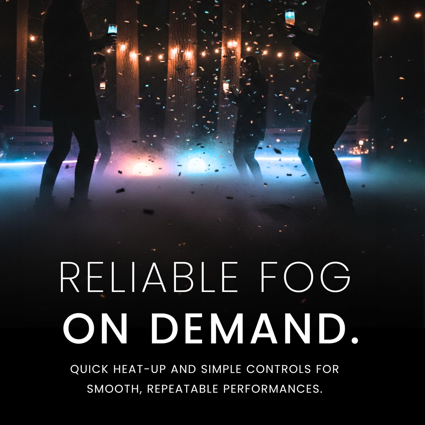 CHAUVET DJ – Hurricane 1200 Fog Machine Compact Lightweight Smoke Machine | Timer Remote | Fast 2-Minute Heat-Up | Manual Fog Button, 18,000 CFM High-Output, Water-Based Smoke | For DJs, Parties