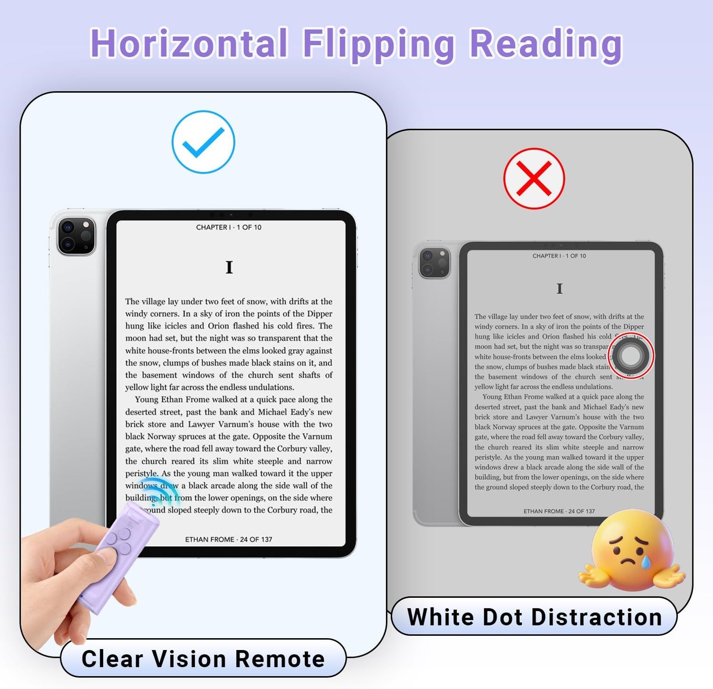MILOUZ Remote Control Scrolling for Tiktok with Phone Stand,Page Turner for Kindle App E-Book,Bluetooth Camera Shutter
