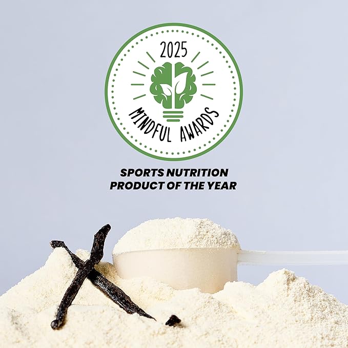 Kick Whey Protein Powder, Vanilla Flavor, 25 G Protein, Gluten Free Workout Supplement With Amino Acids to Support Fitness Goals & Digestive Wellness, No Added Sugar, No Artificial Flavor, 16 Servings