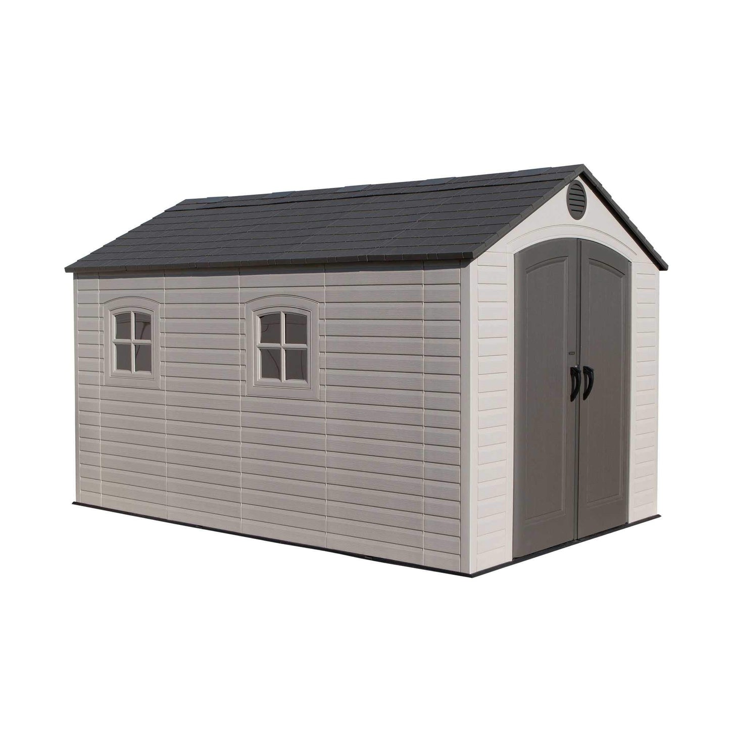 Lifetime 6402 Outdoor Storage Shed, 8 by 12.5 Feet; 2 windows