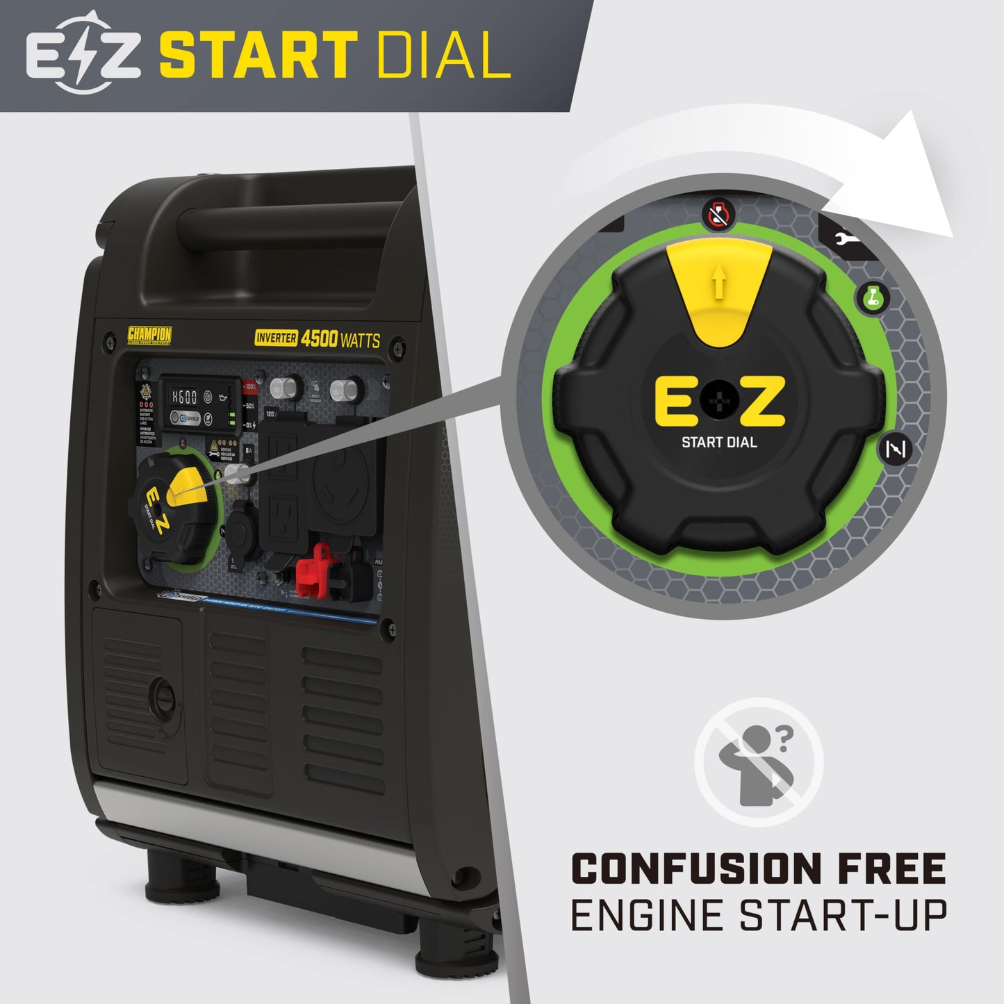Champion Power Equipment 4500-Watt RV Ready Portable Inverter Generator with Quiet Technology and Free 3-Year Warranty