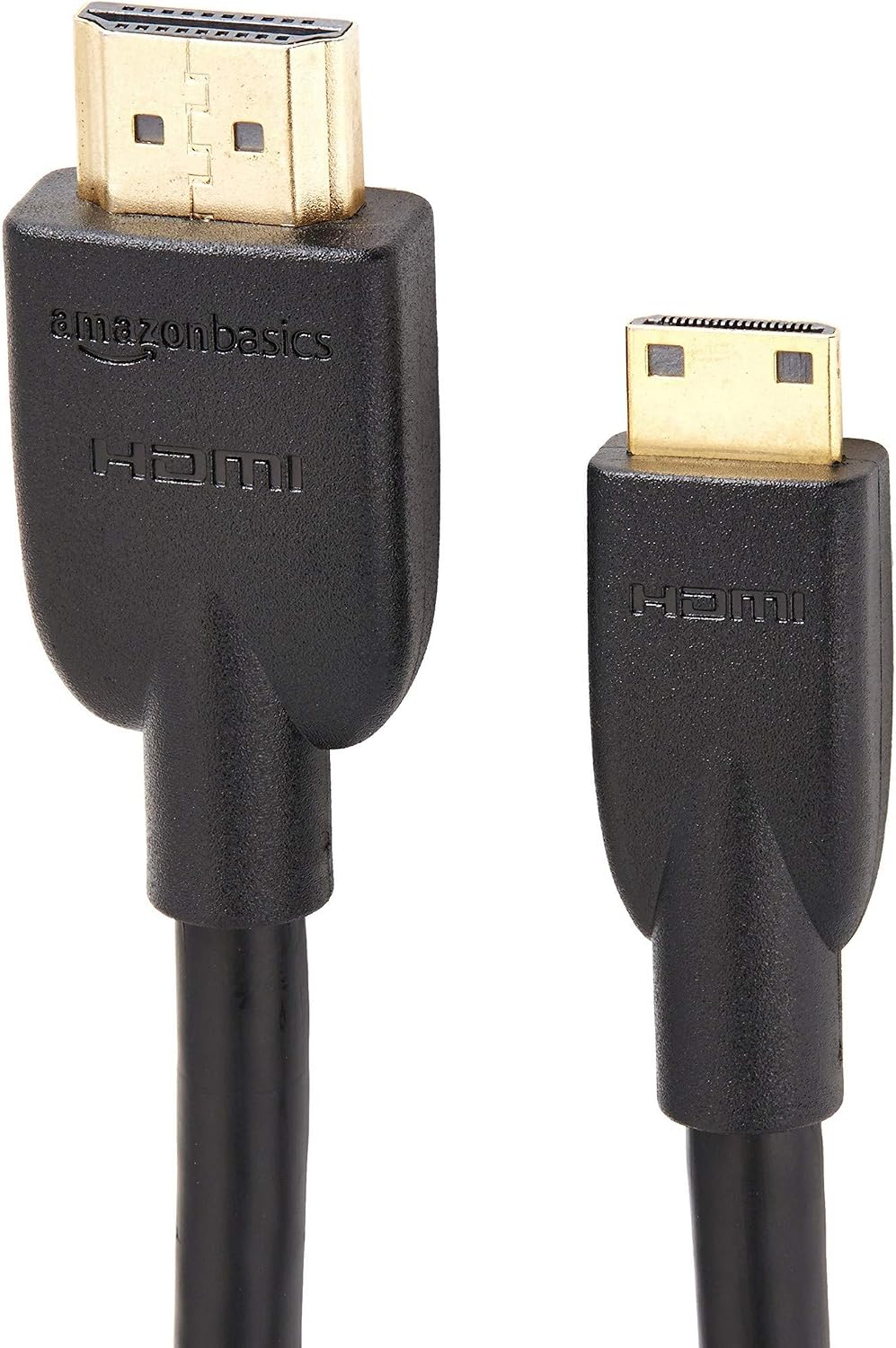 4K 1.8 Amazon Basics High Speed Mini HDMI to HDMI Cable for Camcorder, Video, m, Black