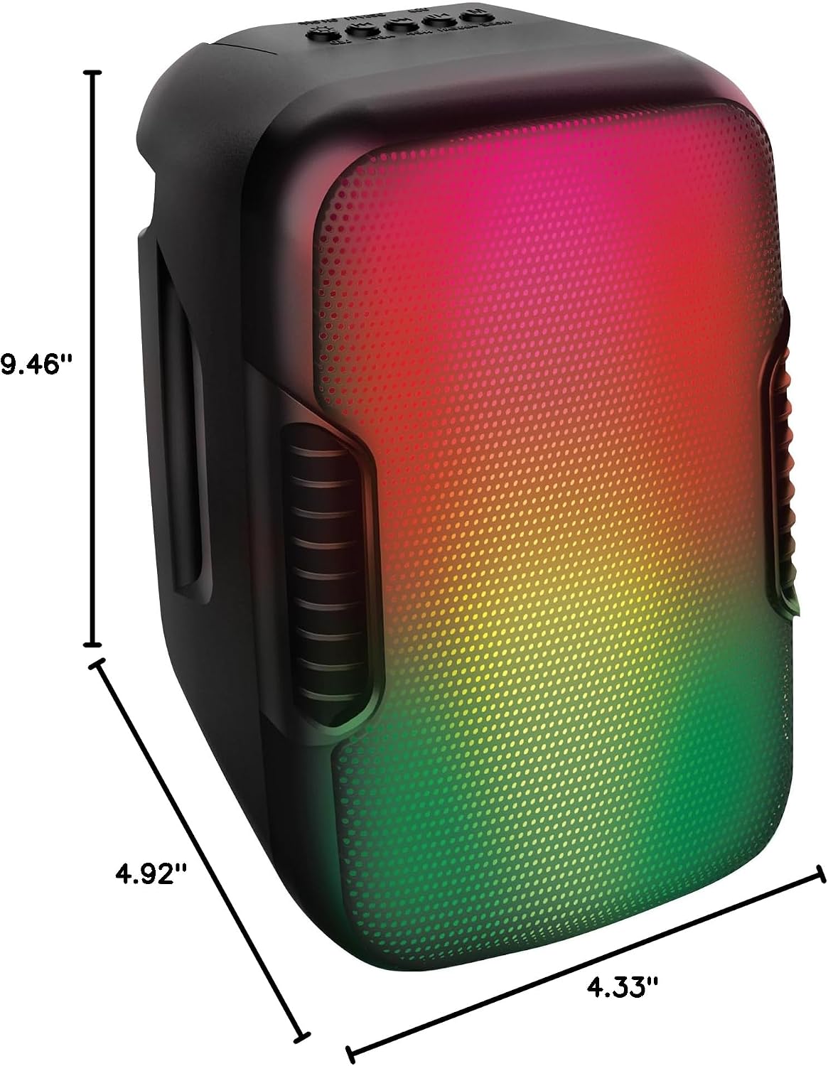 Coby 5 6 Ultimate Wireless Speaker | Light-Up Modes, High-Fidelity Audio, Travel-Friendly Design | Up to Hours of Total