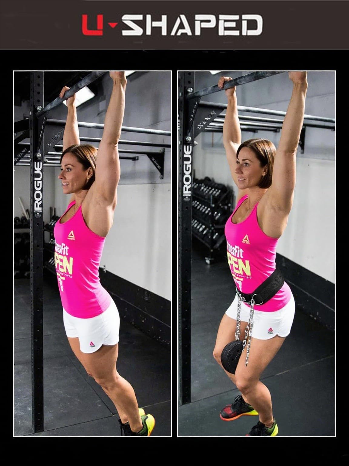 Weight Lifting Belt With Chain – Weighted Pull Up Belt Features a Sturdy Chain Design to Provide Core Support for High-Intensity Training like Squats, Deadlifts, and Pull-Ups, Stabilizing Your Lower Back and Reducing Injury Risks. Dip Belt Unisex Fit for