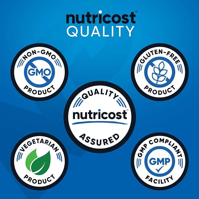 Nutricost BCAA Powder (Strawberry Kiwi) 60 Servings - Optimal 2:1:1 Ratio