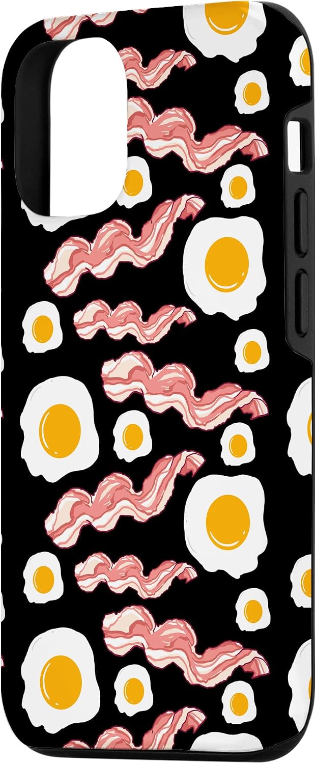 Bacon And Eggs Pattern 12/12 Bacon Lover Gift Case for iPhone Pro